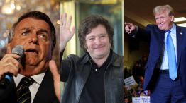 Jair Bolsonaro, Javier Milei y Donald Trump