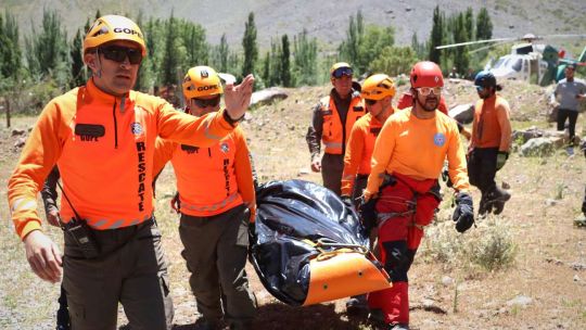 Rescataron a los cuerpos de los tres andinistas argentinos tras el operativo en la Cordillera