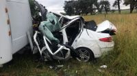 choque fatal en Carmen de Areco