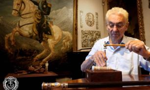 Juan Carlos Pallarols, el artesano detrás del bastón presidencial de Javier Milei