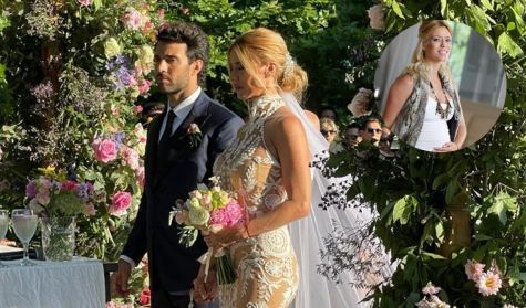 NICOLE NEUMANN CONFIRMÓ SU EMBARAZO EN SU CASAMIENTO