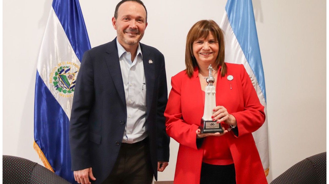 Bullrich se reunió con el ministro de Seguridad de Nayib Bukele | Perfil