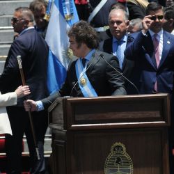 Asunción de Javier Milei como presidente de Argentina. | Foto:Sergio Piemonte