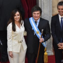 Asunción de Javier Milei como presidente de Argentina. | Foto:Pablo Cuarterolo, Federico De Bartolo, Ernesto Pagés y Sergio Piemonte.
