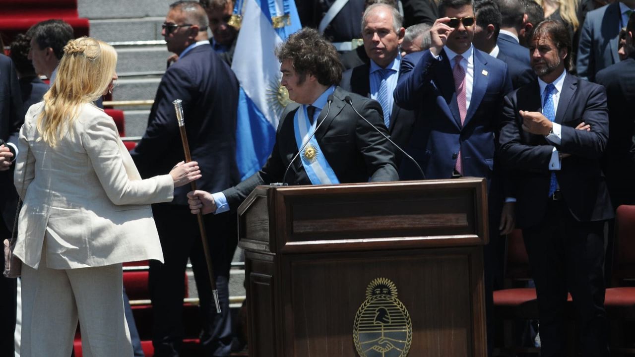 Asunción de Javier Milei como presidente de Argentina. | Foto:Pablo Cuarterolo, Federico De Bartolo, Ernesto Pagés y Sergio Piemonte.