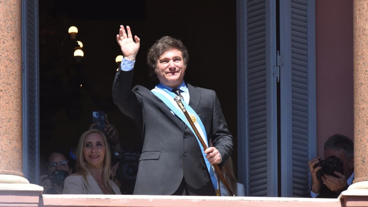 Asunción de Javier Milei como presidente de Argentina. | Foto:Pablo Cuarterolo, Federico De Bartolo, Ernesto Pagés y Sergio Piemonte.