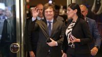 Javier Milei, en el Hotel Libertador. 