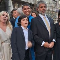 Claudio Avruj, Federico Sturzenegger, Adrián Menem y Eduardo Elsztain