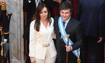 VICTORIA VILLARRUEL Y JAVIER MILEI