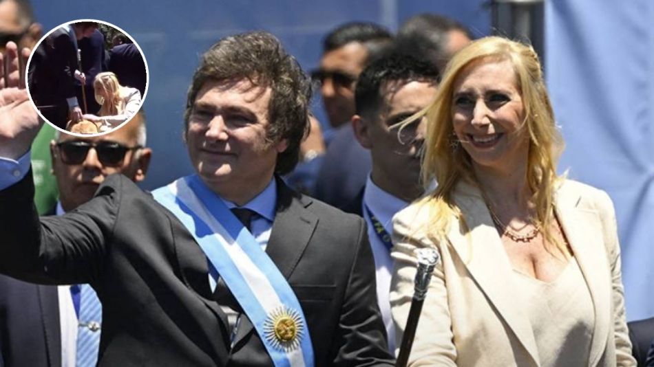 Javier Milei y su hermana Karina