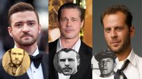 Justin Timberlake, Brad Pitt y Bruce Willis