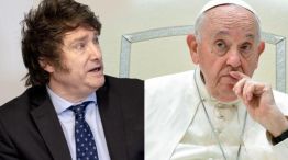 Javier Milei y el Papa Francisco