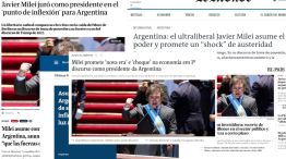 Prensa internacional sobre el discurso de Javier Milei