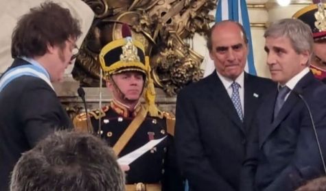Javier Milei y Luis Caputo