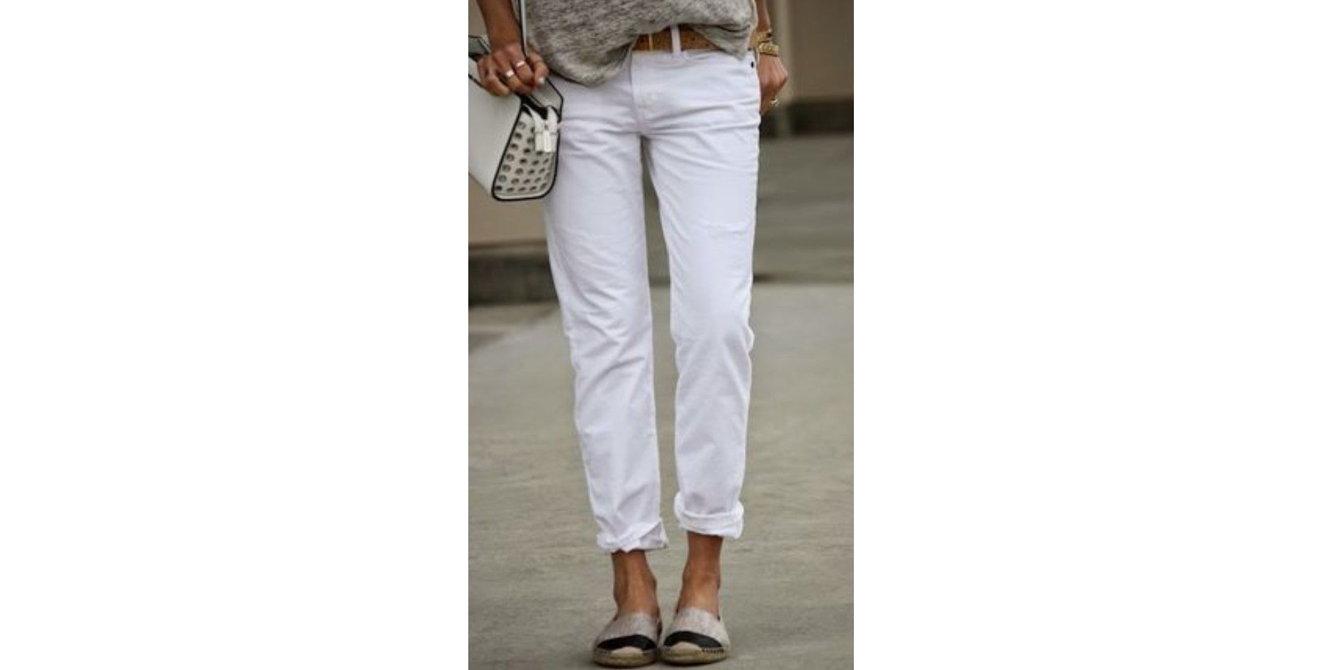 Pantalón blanco wide leg o skinny para crear los mejores looks del verano  2024
