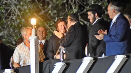 El presidente Javier Milei en la celebración de Festival de Luces judío de Hanukkah