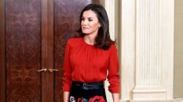 Reina Letizia con moda circular