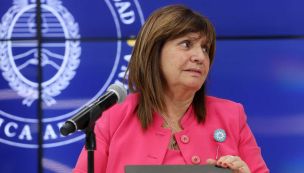 La ministra de seguridad, Patricia Bullrich 20231214