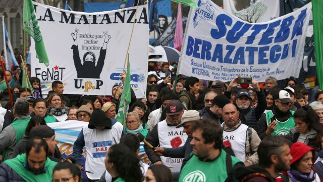 Manifestación por medidas económicas