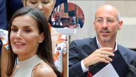 Reina Letizia y Jaime del Burgo