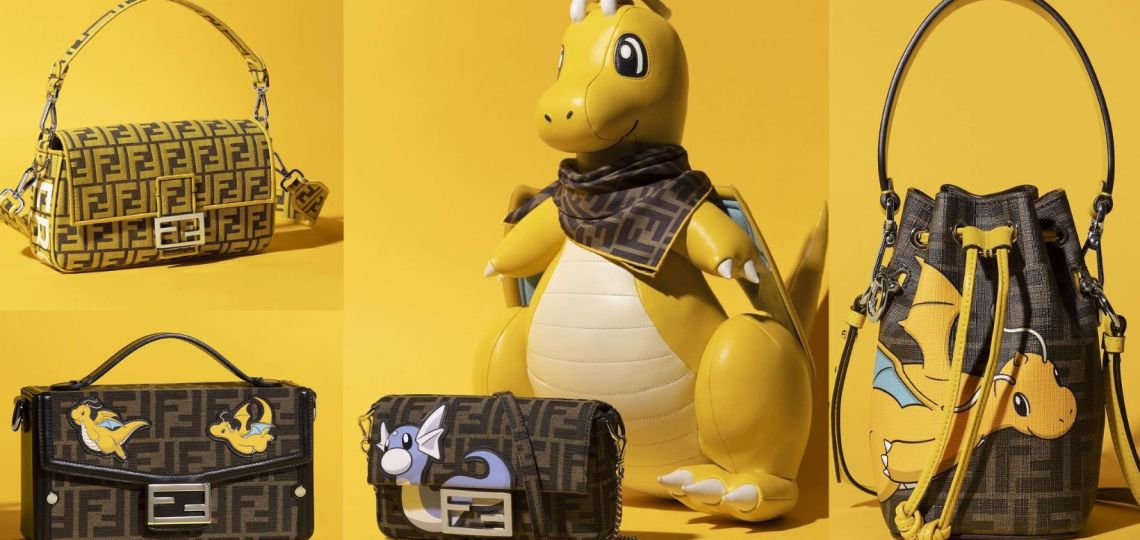 FENDI se adelanta a la llegada del Año del Dragón y lanza una colección especial junto a Pokémon