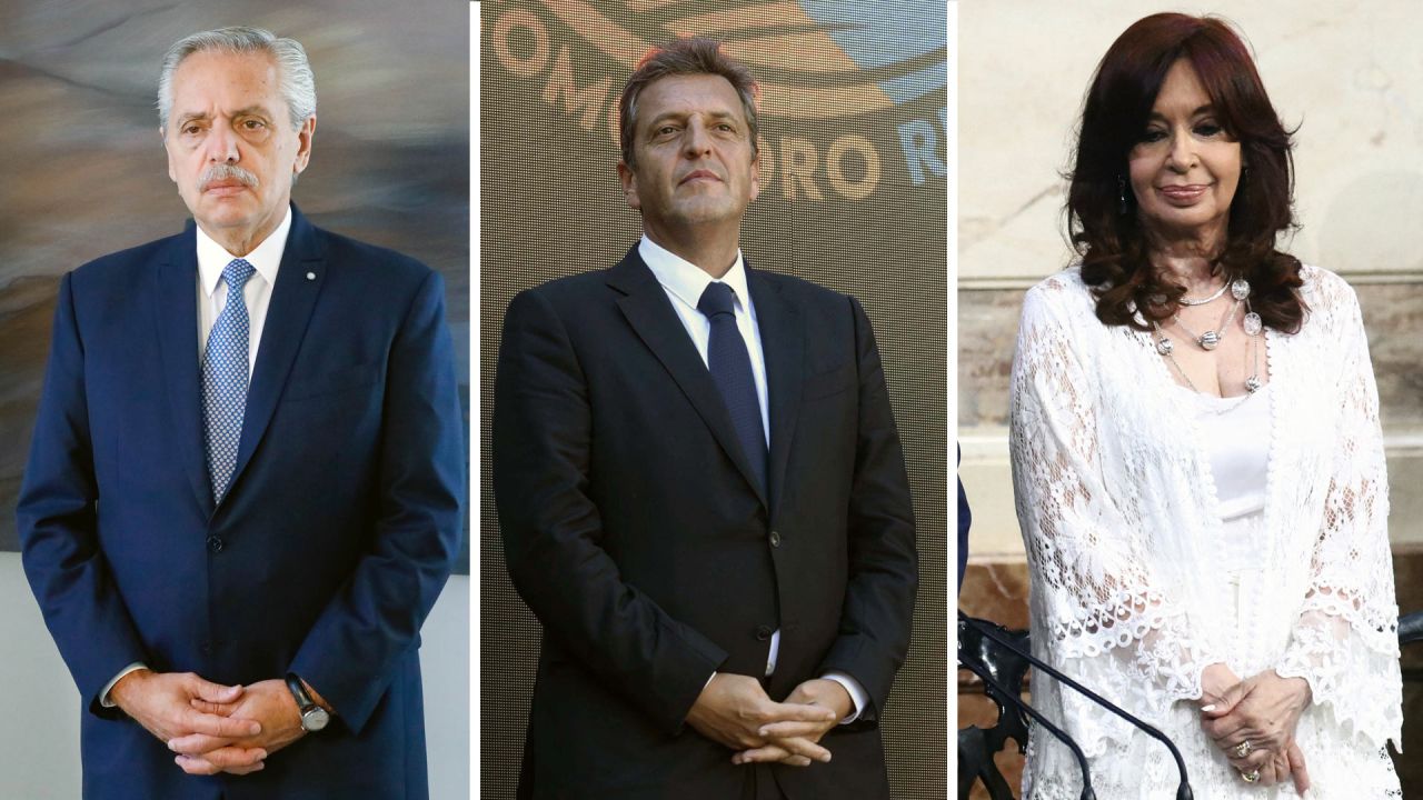 Alberto Fernández, Sergio Massa y Cristina Kirchner | Foto:Cedoc.
