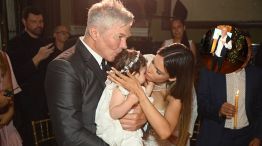 Gustavo Cordera, exvocalista de Bersuit Vergarabat , sorprendió en el cumpleaños de Sarah Burlando