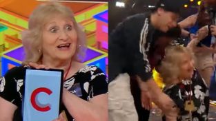 Alicia, la abuela tackleada en Los 8 Escalones