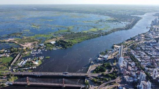 Por el temporal, el río Paraná volvió a registrar un peligroso aumento en Santa Fe