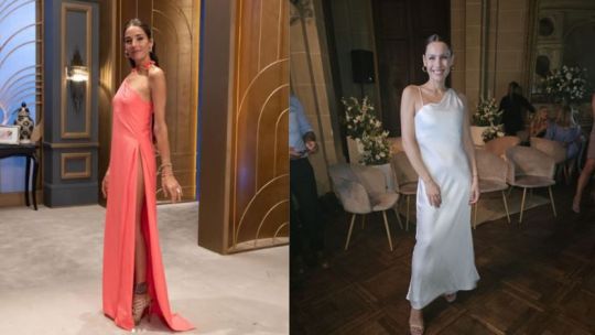 El vestido corte romano que es tendencia y llevan Pampita y Juana Viale