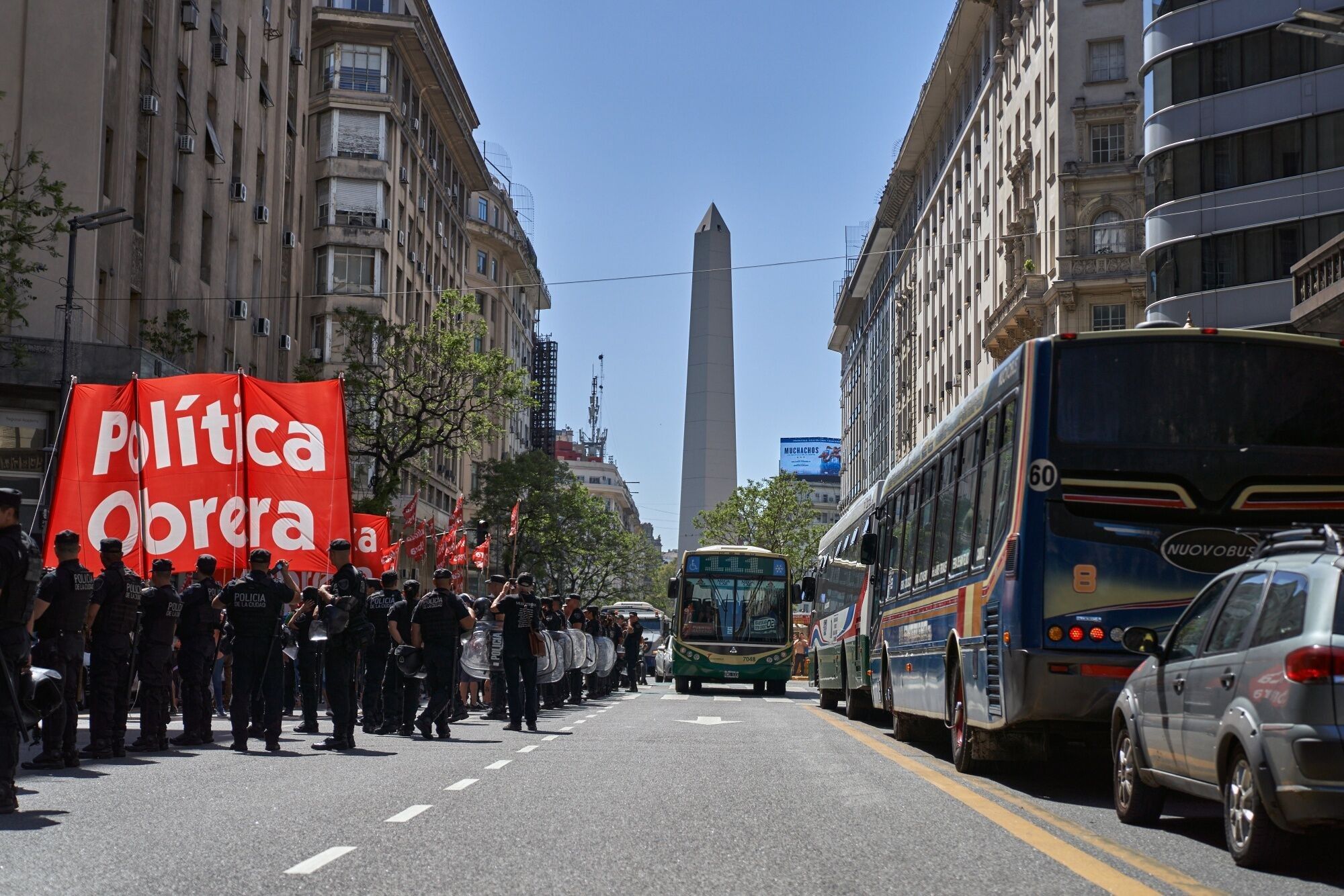 Demonstrations Against President Javier Milei's Austerity Measures in Argentina