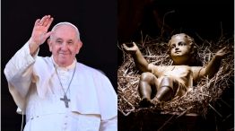 Papa Francisco y el niño Jesús 