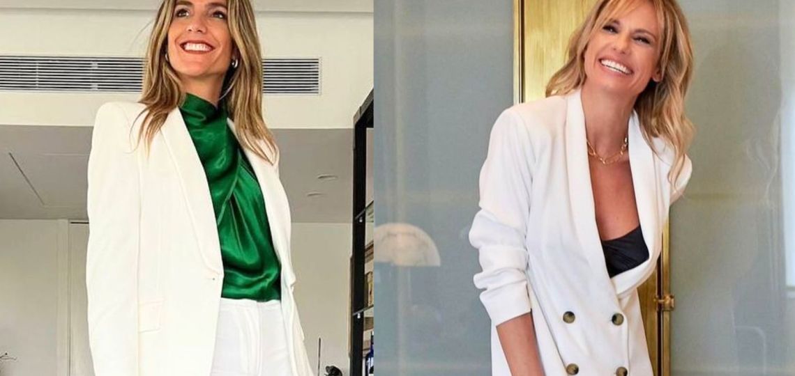 Un blazer, dos estilos: Maria Belén Ludueña y Mariana Fabbiani muestran cómo lookear el básico de fondo de armario