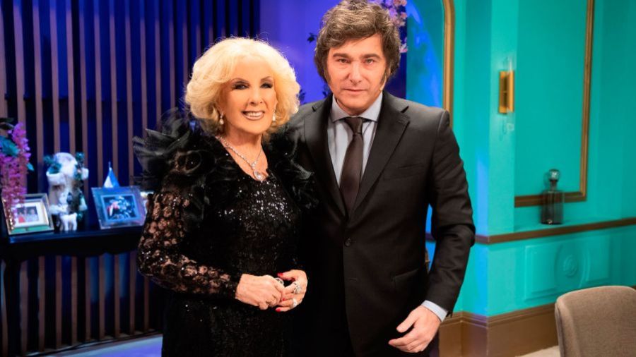 Javier Milei y Mirtha Legrand