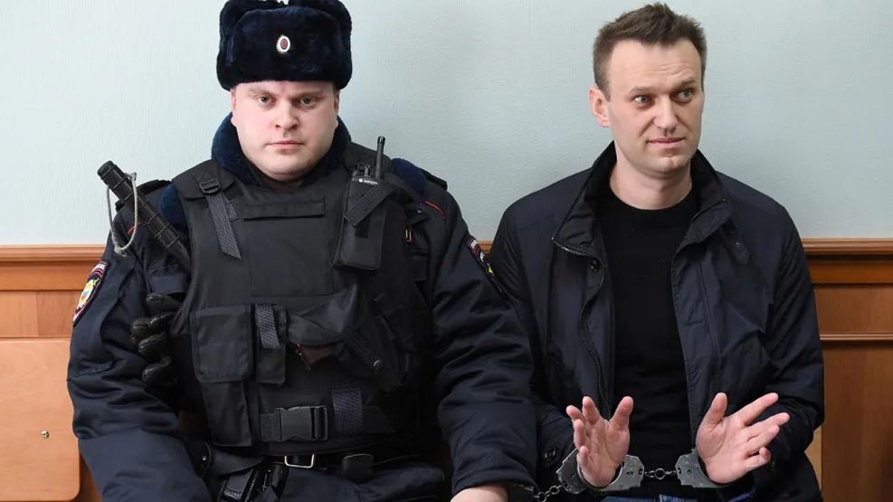 Alexei Navalny en una prisión Rusa