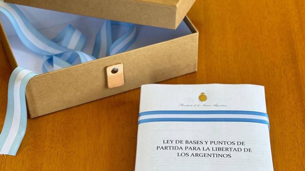 El Presidente Javier Milei envió al Congreso de la Nación la Ley de Bases y Puntos de Partida para La Libertad de los Argentinos.