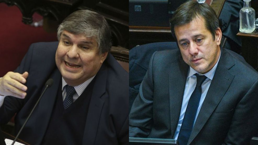 20231230 Los senadores peronistas José Mayans y Mariano Recalde