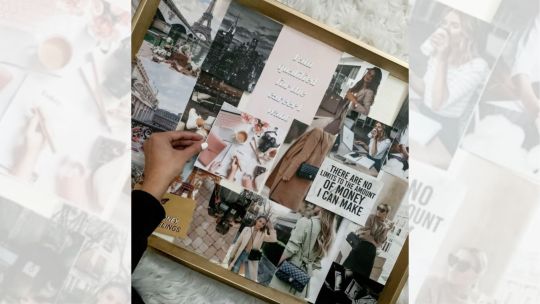 Qué es un vision board y cómo hacer el tuyo para manifestar tus sueños para el 2024