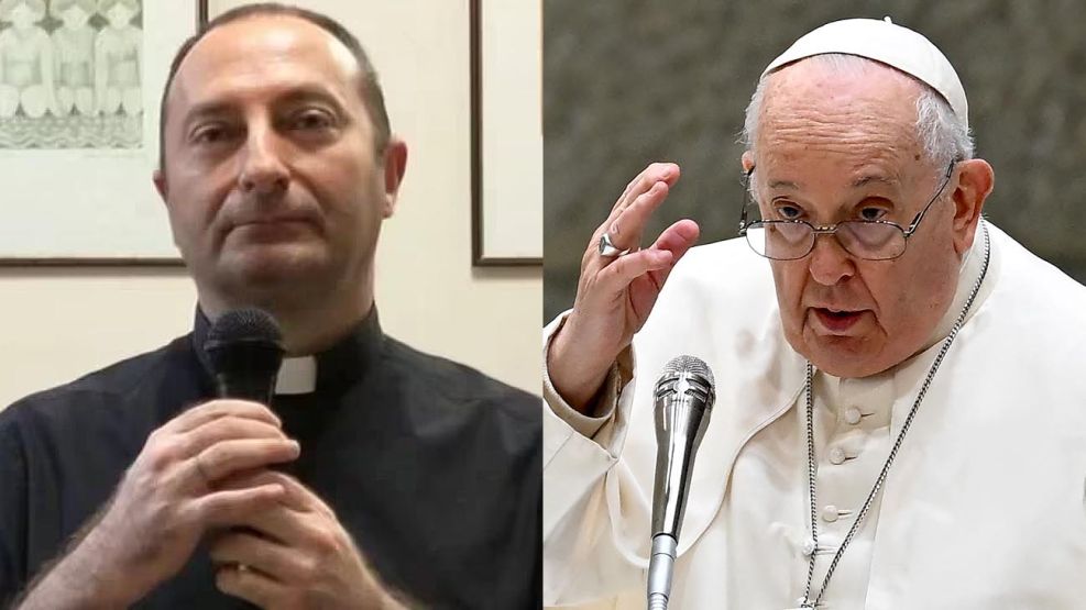 Papa Francisco y el ex sacerdote Don Ramon Guidetti