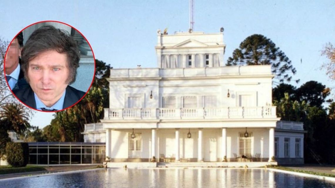 Javier Milei is moving to the Olivos presidential residence.