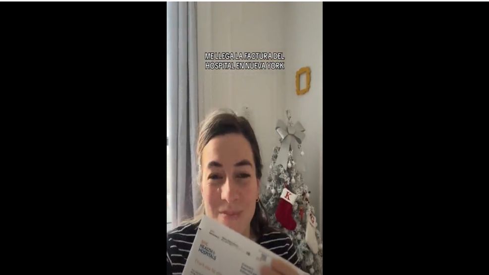 Una mujer española se hizo viral tras publicar en Tik Tok la factura del hospital