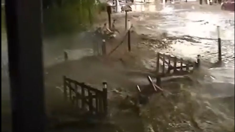 Inundaciones en Villa General Belgrano