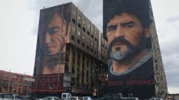 Demolerán en Nápoles un famoso mural de Maradona