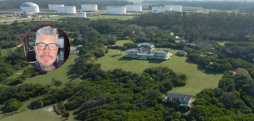 "Guanahani", la mansión de Tinelli en Punta del Este. 