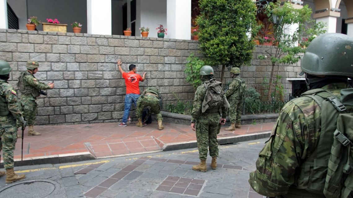 The national government of Ecuador declared an ‘armed conflict’ measure that allows the total mobilisation of the Armed Forces throughout the national territory.