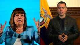 Patricia Bullrich aseguró que el Gobierno está dispuesto a mandar fuerzas de seguridad a Ecuador: "Esto es un tema continental"