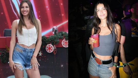 De Pampita a Zaira Nara, cómo armar distintos looks con un short de jean