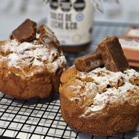 Budín de dulce de leche