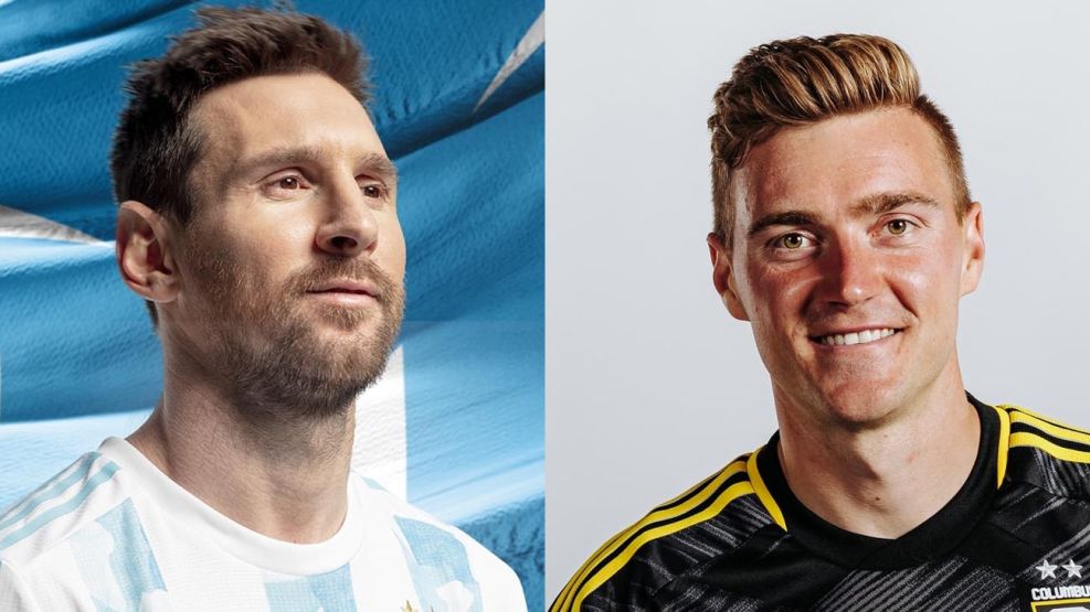 Lionel Messi y Julian Gressel