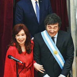 Cristina Kirchner en la asunción | Foto:Cedoc